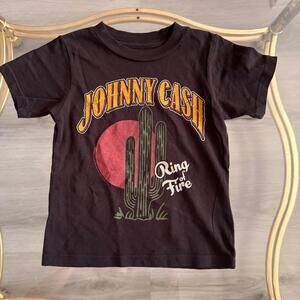 Rowdy Sprout Johnny Cash Ring of Fire 12-18 Mos Tee
